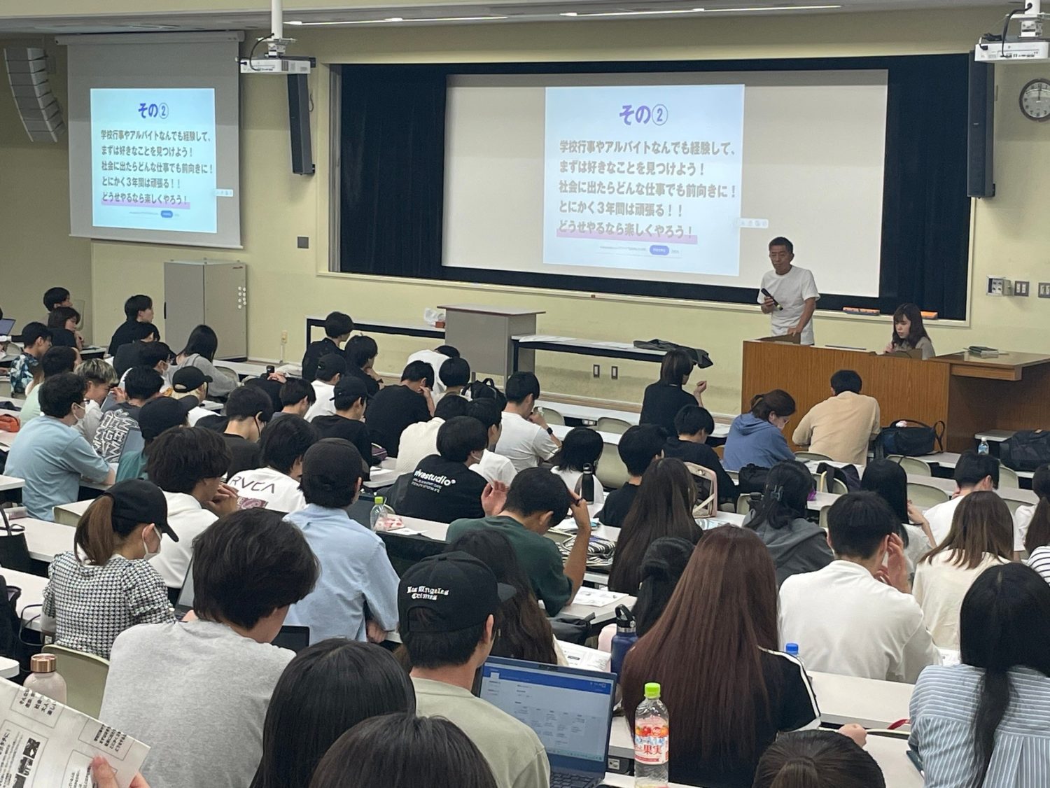 駒澤大学経営学部様にて「言葉のチカラ」の講演をいたしました。の画像